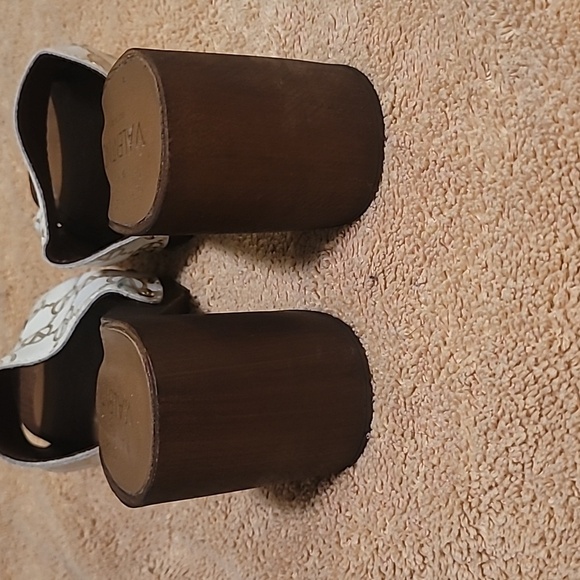 VALENTINO BY MARIO VALENTINOKiki Heeled Slide Sandal SZ 7.5 MARKED EU 38 - Picture 11 of 14